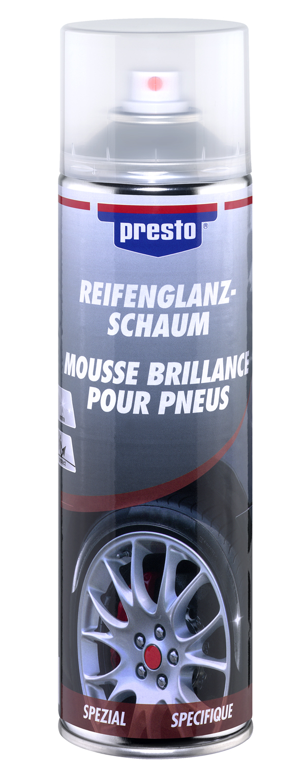 Presto Reifenglanz- Schaum Spray 500 ml Presto Reifenglanz- Schaum Spray 500 ml
