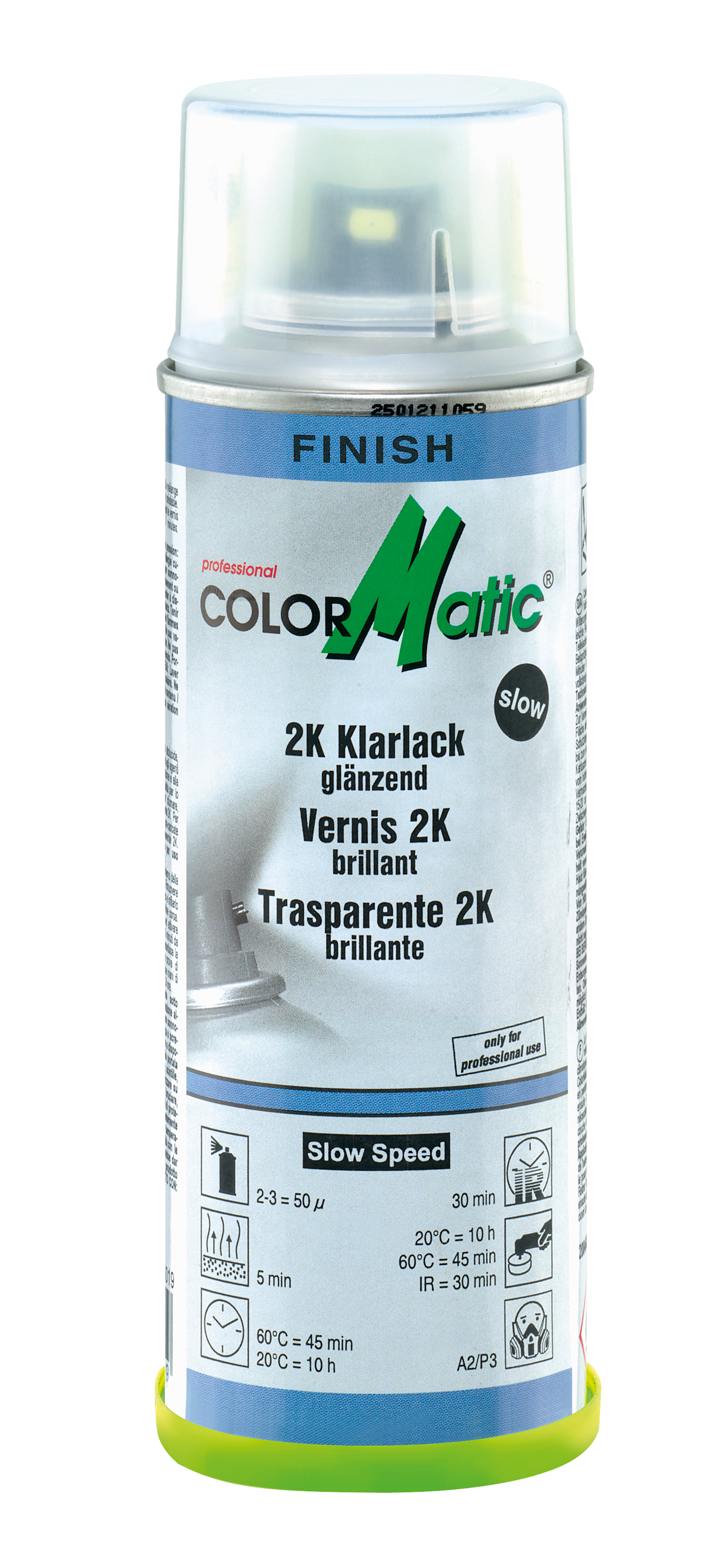ColorMatic 2K Slow-Speed Klarlack hochglänzend  200ml oder 500 ml 