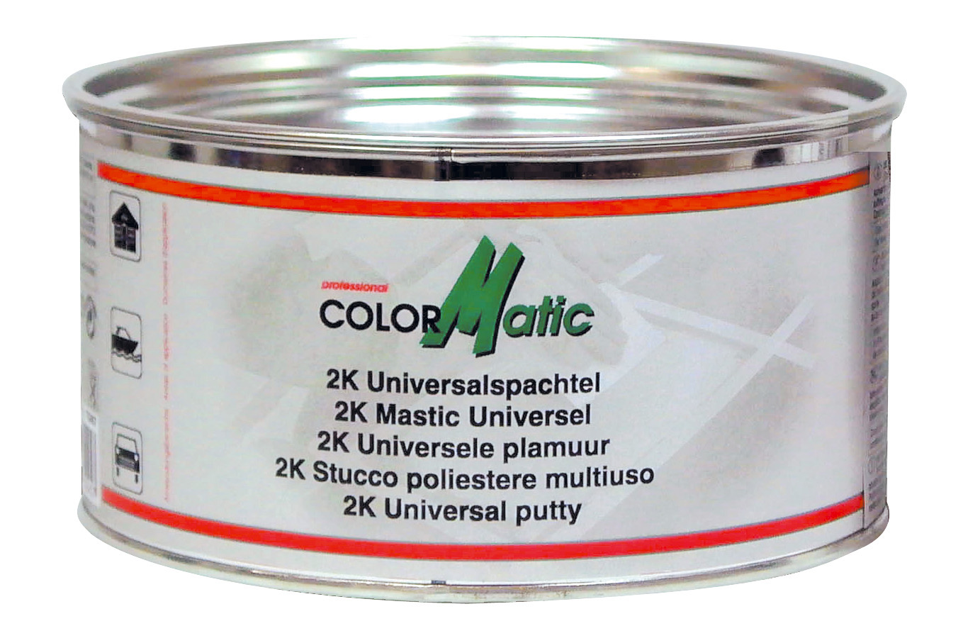 ColorMatic 2K Universalspachtel styrol- reduziert  beige mit Härter.  1 oder 2 kg