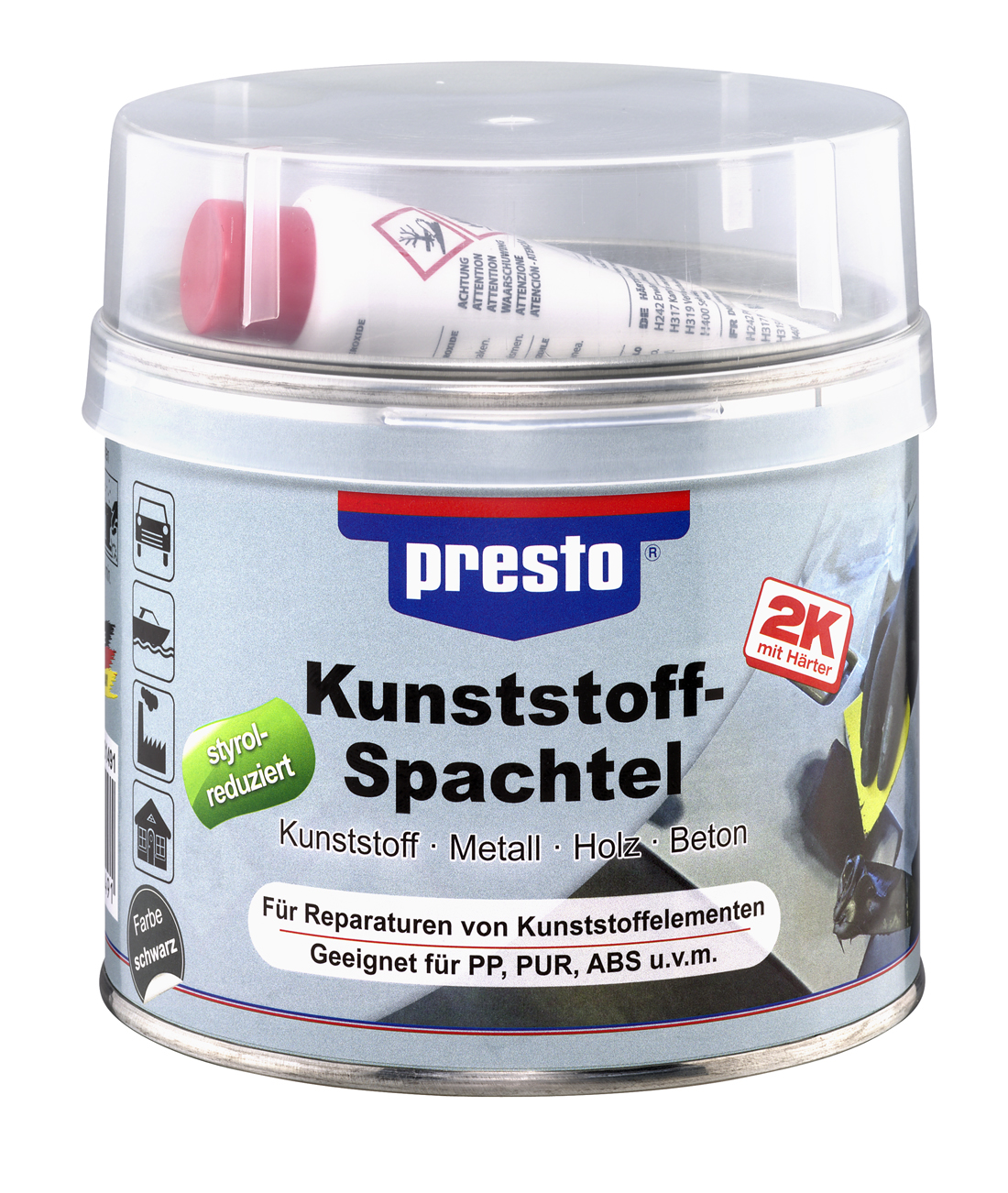 Presto Kunststoffspachtel  250 gr oder 1000 gr