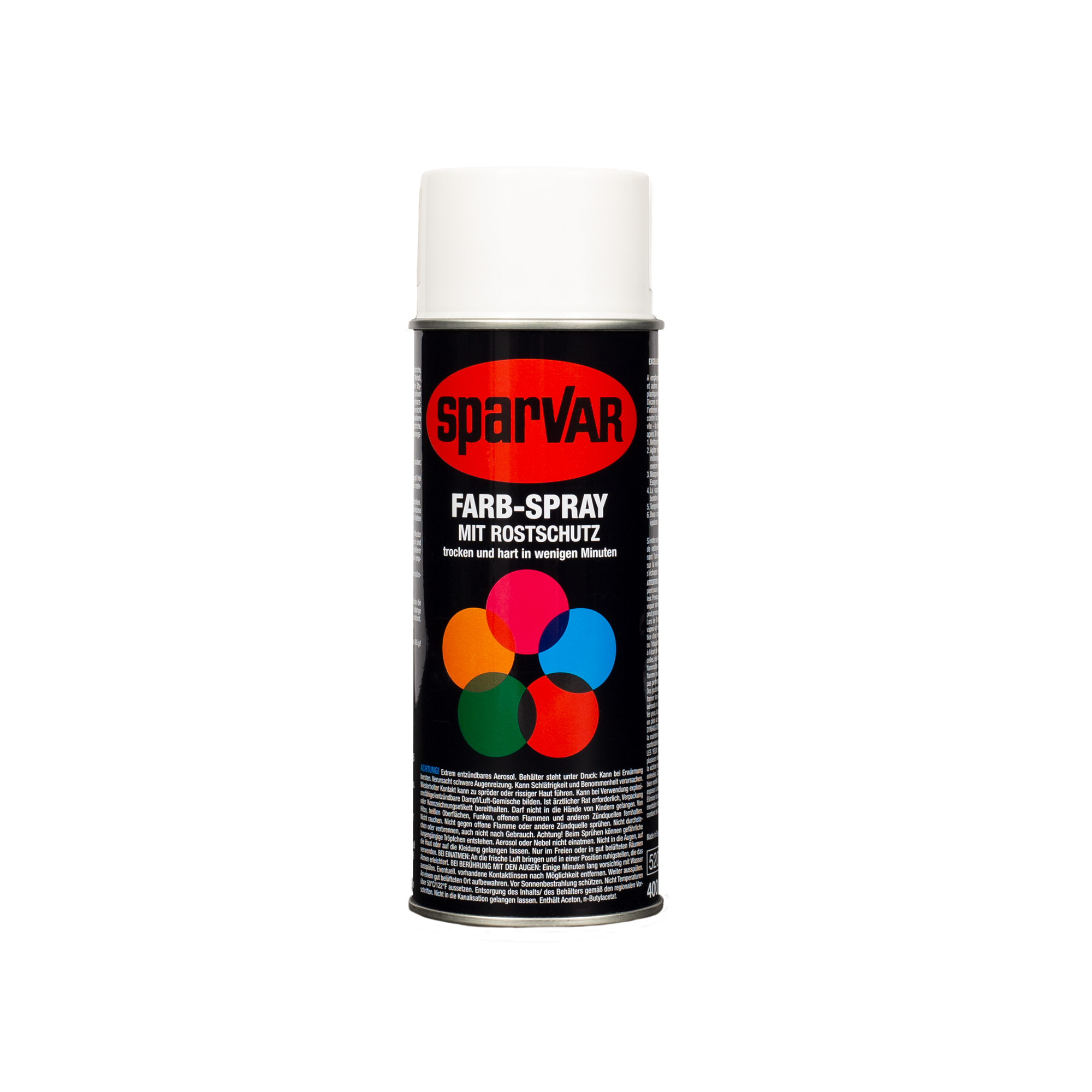 Wirtschaftliches Acrylspray nach RAL glänzend, seidenglänzend oder matt 400 ml