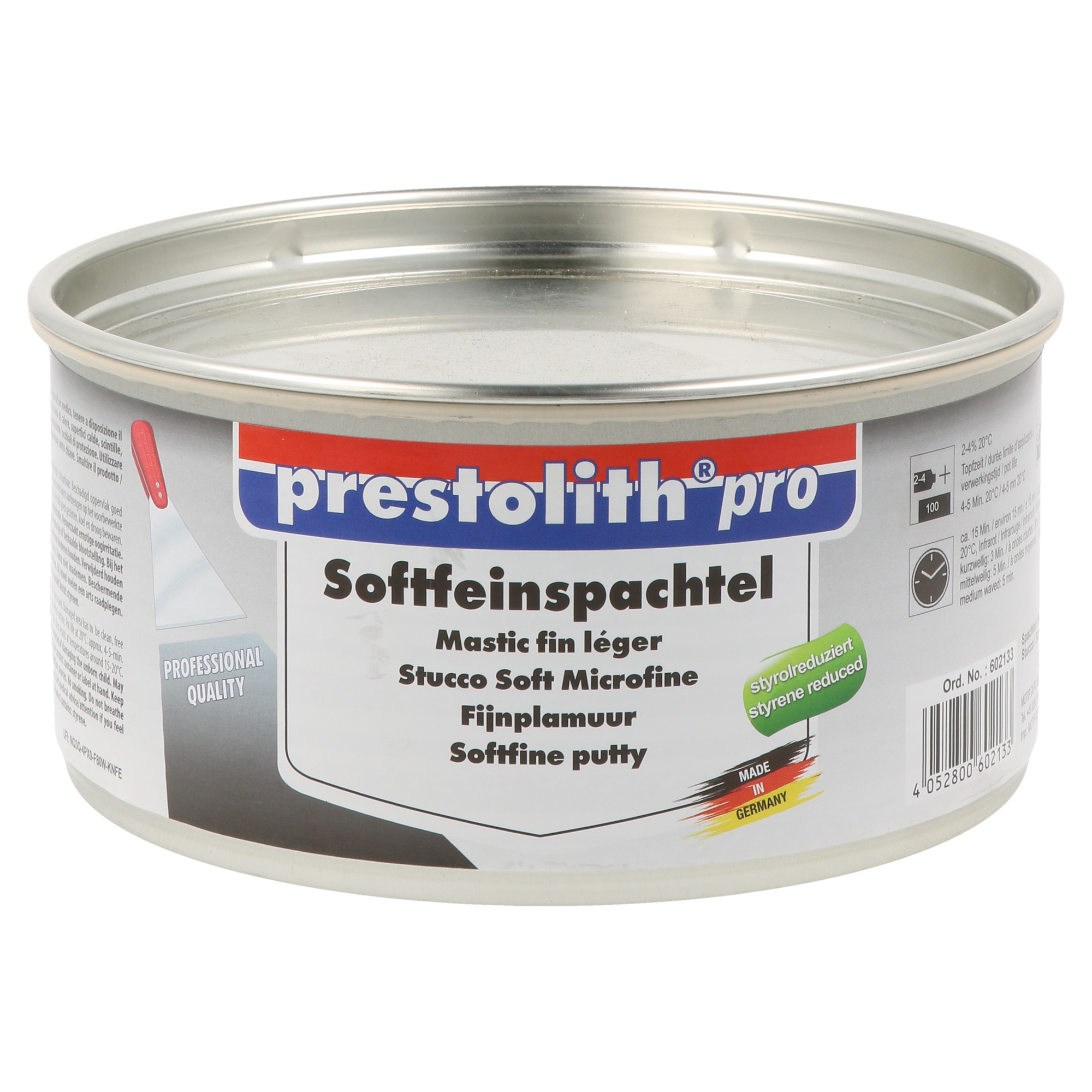 Presto Prestolith pro Softfeinspachtel 1000 g  -OHNE HÄRTER-
