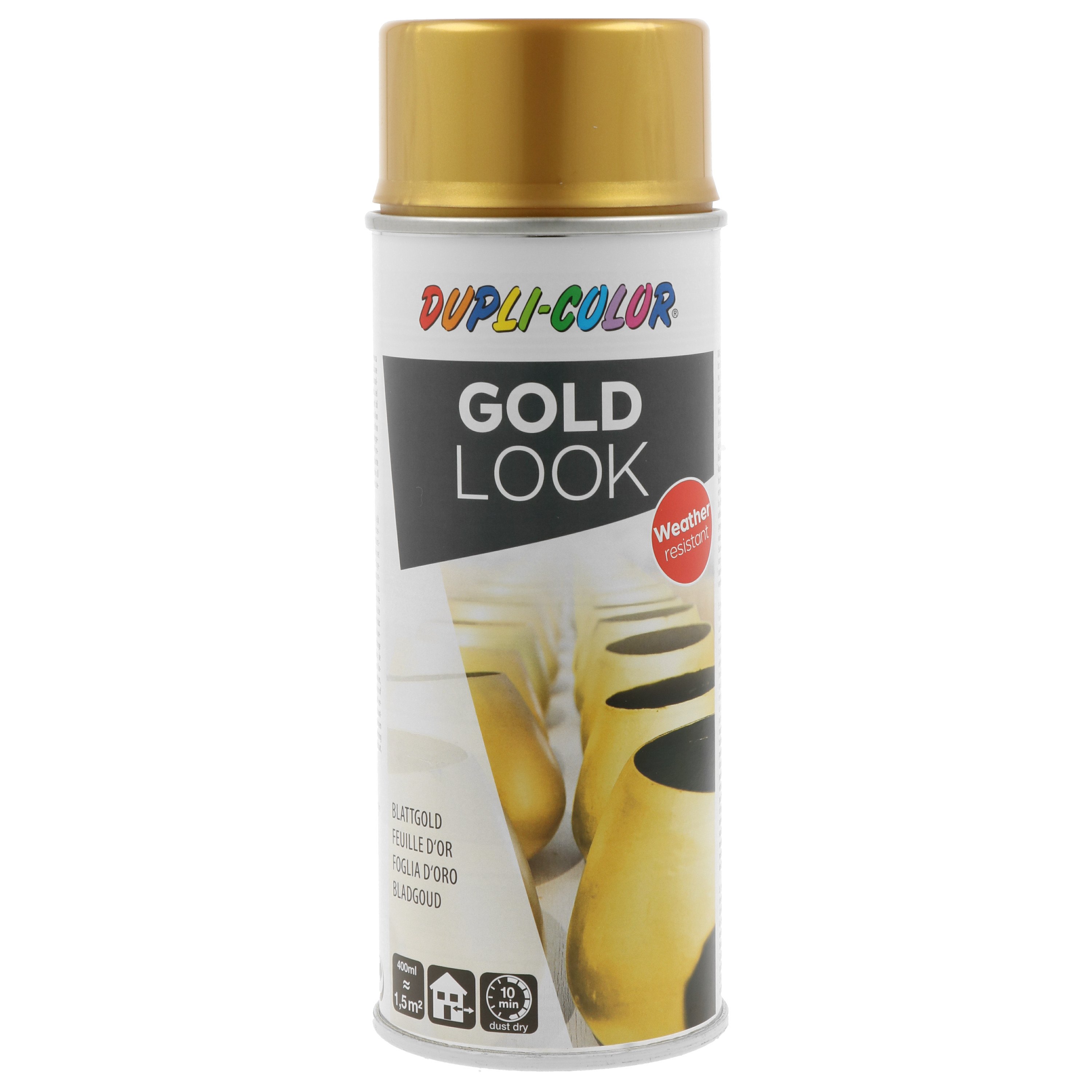 Dupli-Color Gold Look Spray  Blattgoldeffect  400 ml  Dupli-Color Gold Look Spray  Blattgoldeffect  400 ml