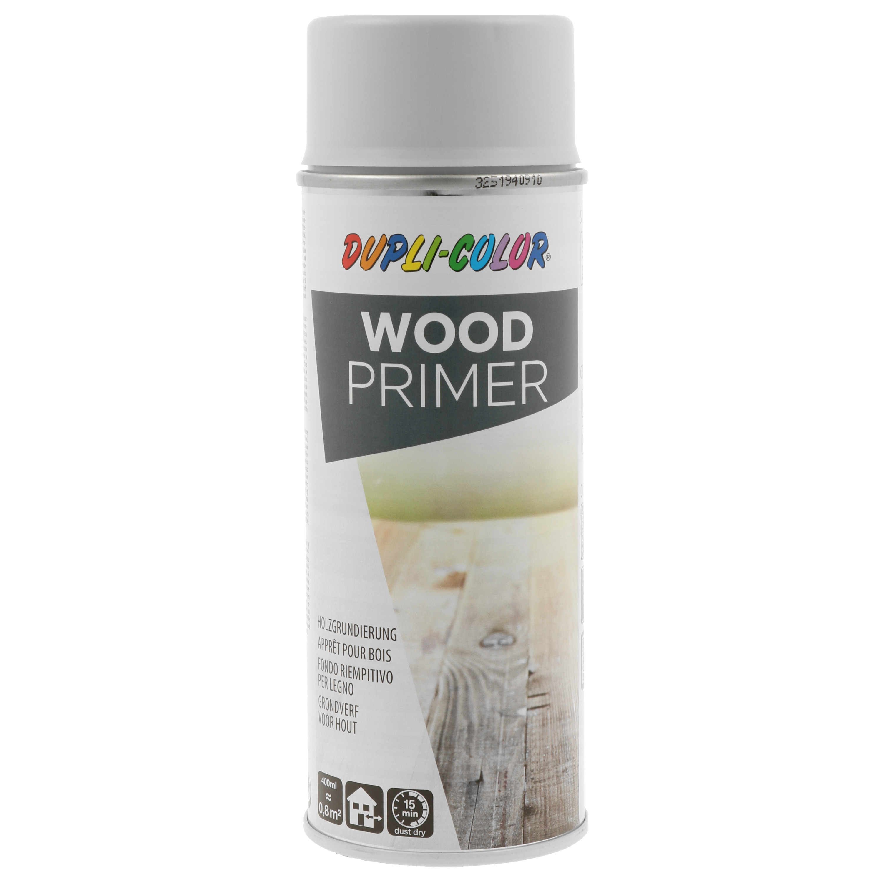 Dupli-Color Wood Primer  Holzgrundierung Spray grau 400 ml