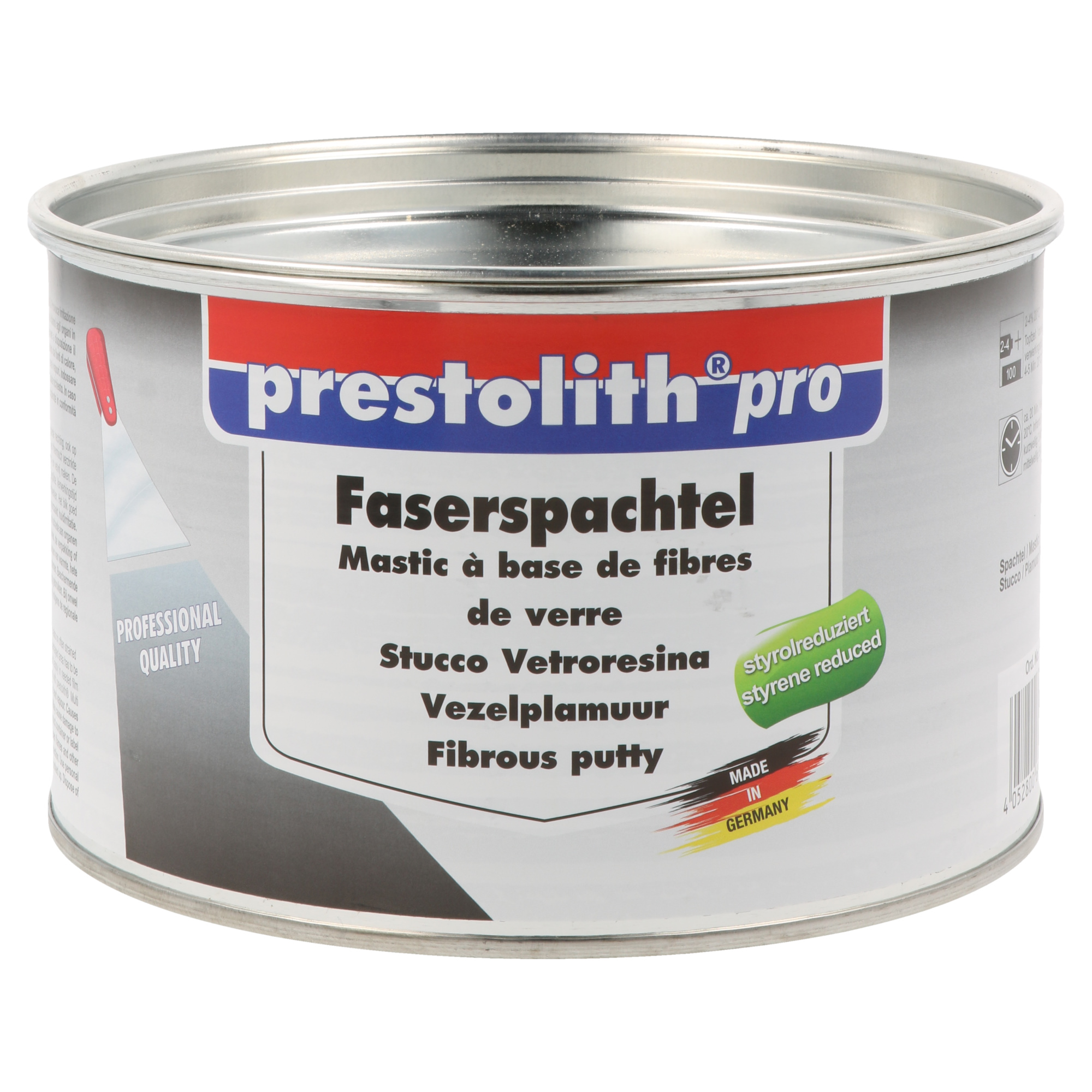 Presto Prestolith pro Faserspachtel 1800 g -OHNE HÄRTER-