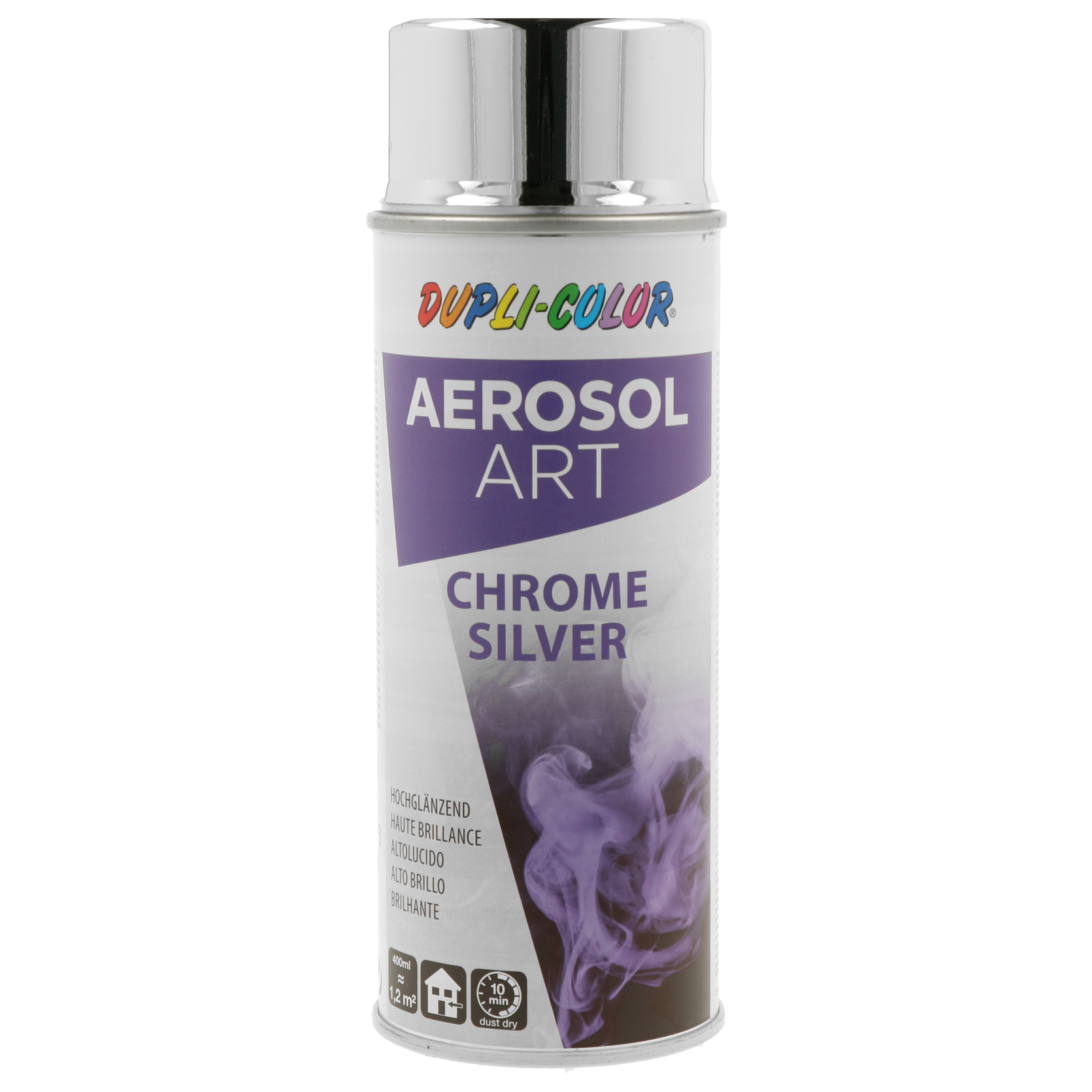 Dupli-Color Chrome Silver Spray Aerosol Art  400 ml