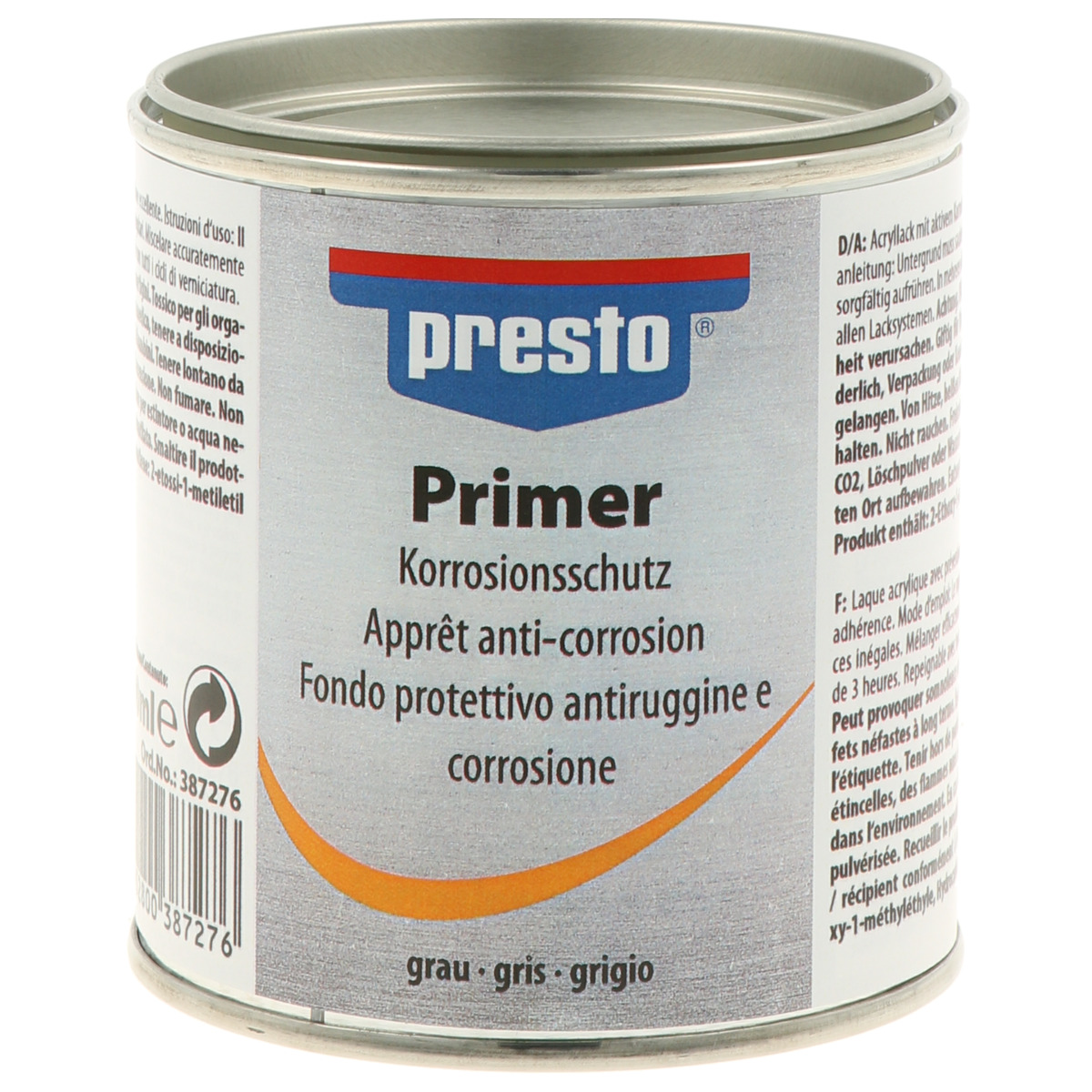 Presto Primer Rost + Korrosionsschutz  200 ml oder 750 ml  zum Streichen   