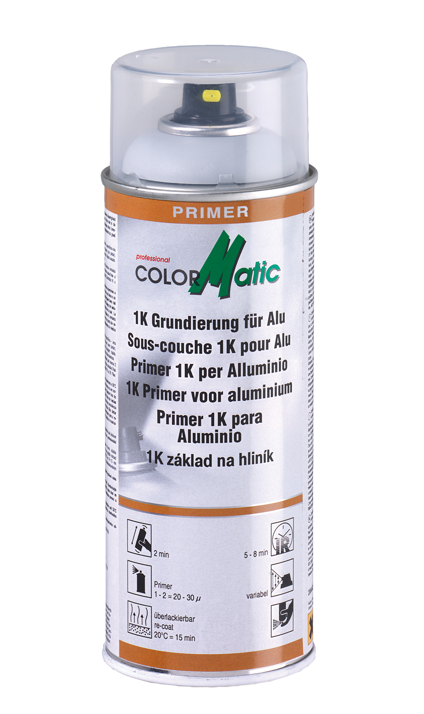 ColorMatic 1K Grundierung für Alu Spray  hellgrau 400 ml