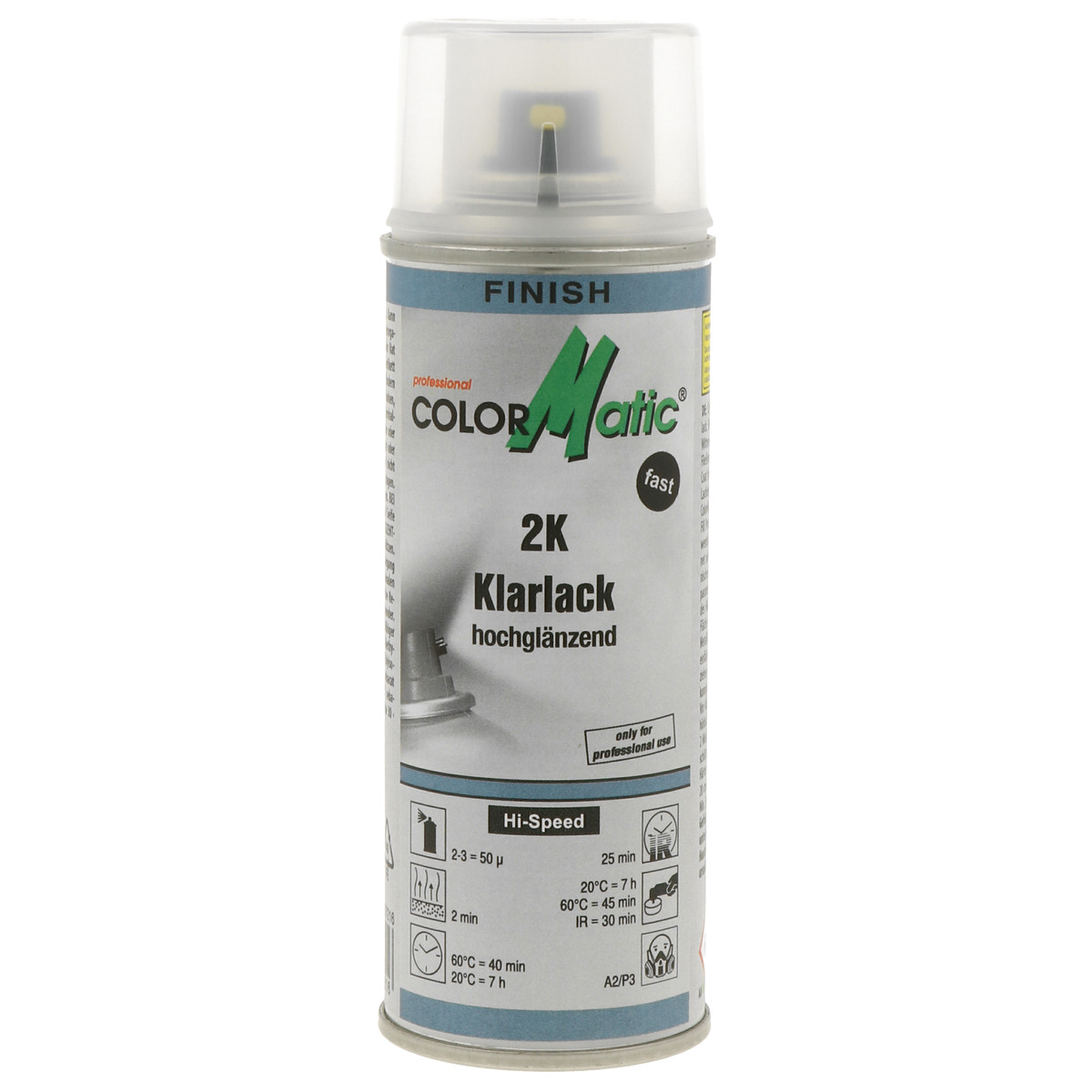 ColorMatic 2K Hi-Speed Klarlack Spray  hochglänzend 200 oder 500 ml