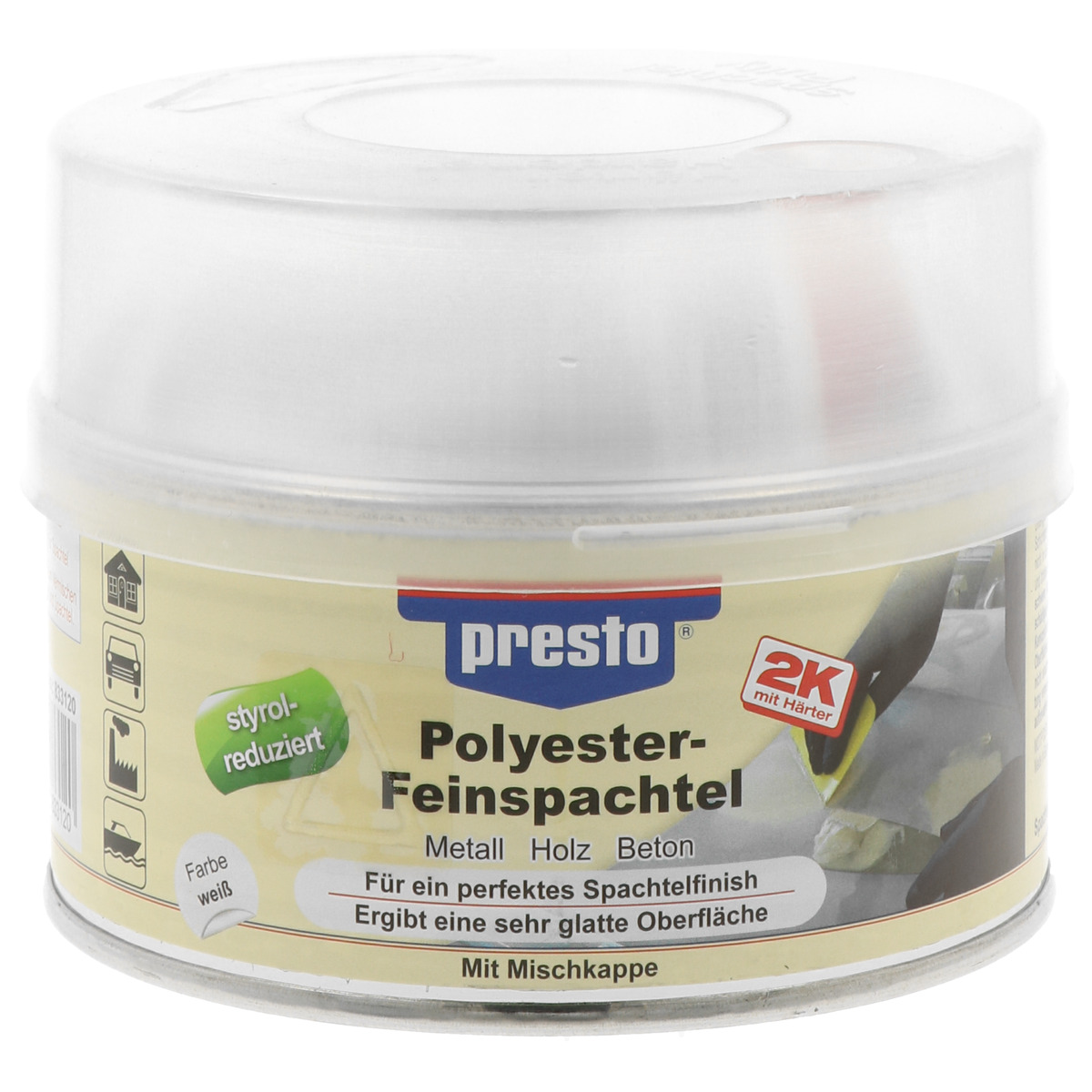 Presto Polyester Feinspachtel 250, 500 oder 1000 gr