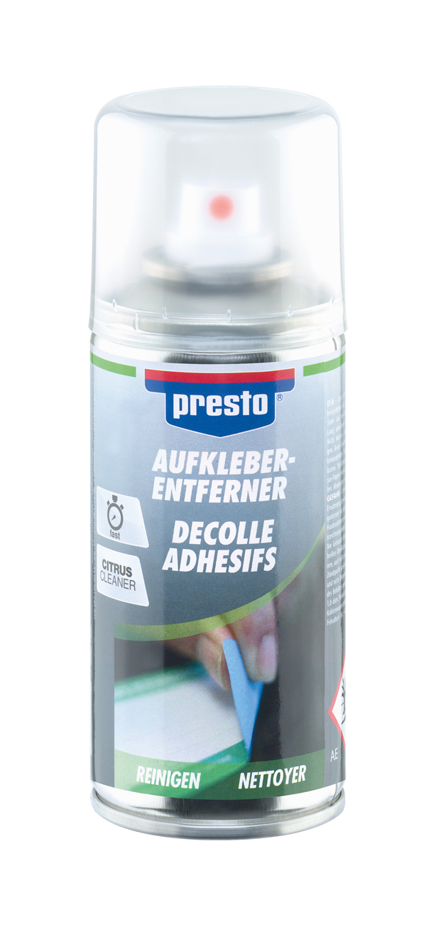 Presto Aufkleber-Entferner Spray  150ml oder 500 ml