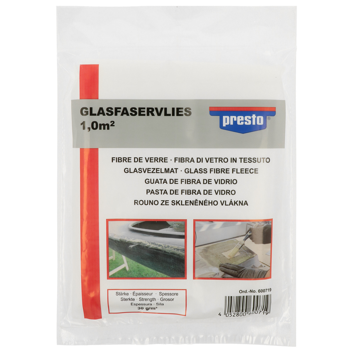 Presto Glasfaser Vlies