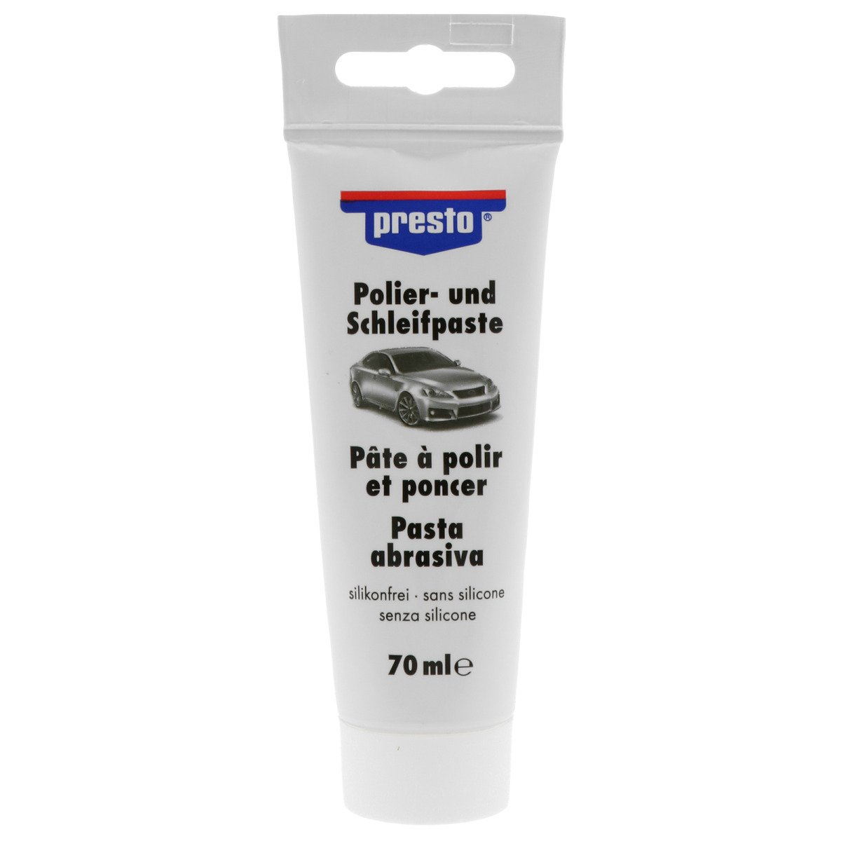 Presto Polier- und Schleifpaste  80 gr. Tube  